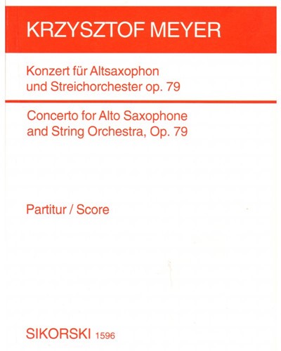 Concerto, op. 79 — Krzysztof Meyer