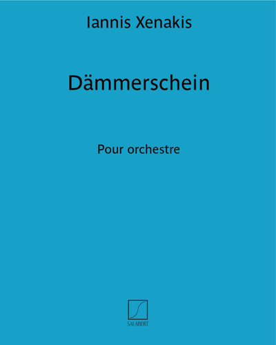 Dämmerschein — 泽纳基斯