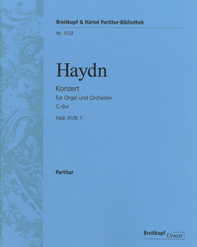 Organ Concerto in C major, Hob. XVIII:1 — Joseph Haydn