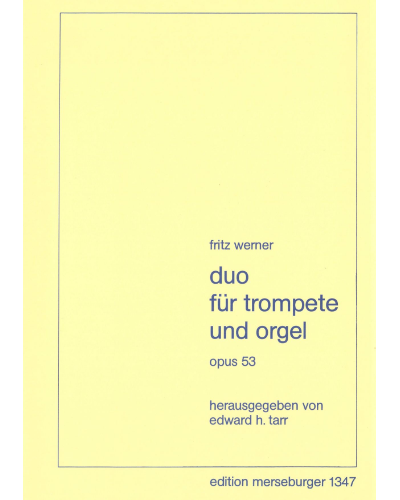Duet for Trumpet and Organ — Fritz Werner