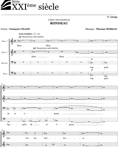 Rondeau — François Villon