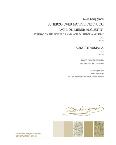 Scherzo over motiverne C A og “Ach, du lieber Augustin” · Augustinusiana — 鲁兹·朗高