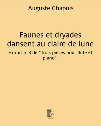 Faunes et dryades dansent au claire de lune — Auguste Chapuis