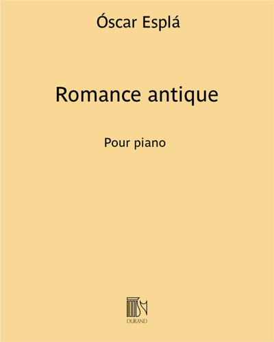 Romance antique — Óscar Esplá