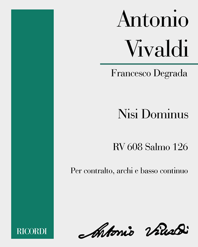 Nisi Dominus RV 608 Salmo 126 — 维瓦尔第