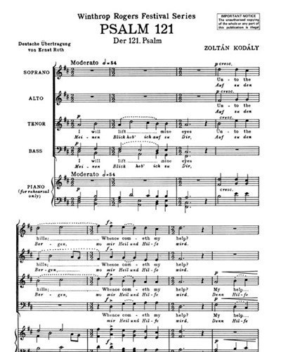 Psalm 121 — 柯达伊