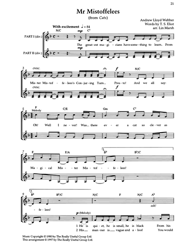 Mr. Mistoffelees (from 'Cats') — T·S·艾略特