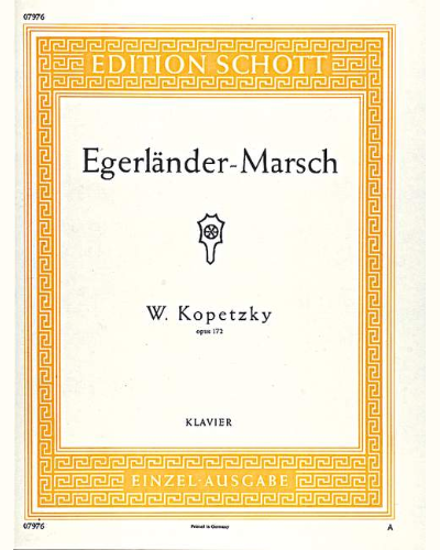 Egerländer-Marsch — Wendelin Kopetzky