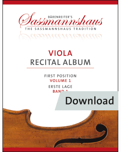 Viola Recital Album, Vol. 1 — Various