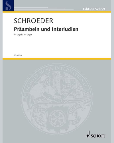 Preambles and Interludes — Hermann Schroeder
