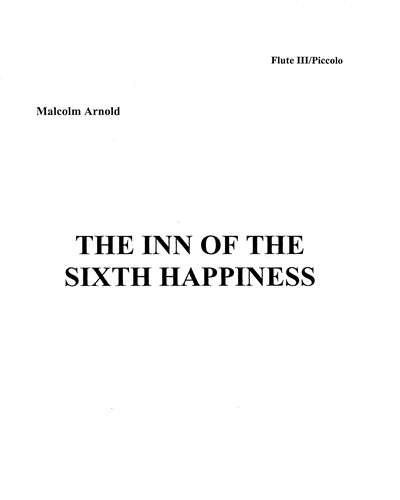 The Inn of the Sixth Happiness: Suite — 马尔科姆·阿诺德