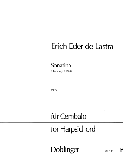 Sonatina — Erich Eder de Lastra