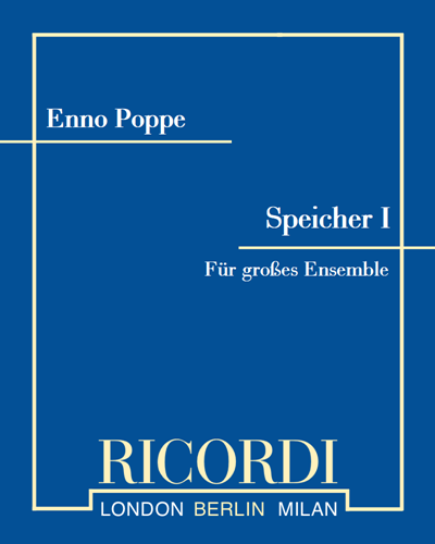 Speicher I — Enno Poppe