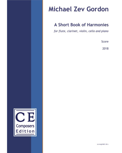 A Short Book of Harmonies — Michael Zev Gordon