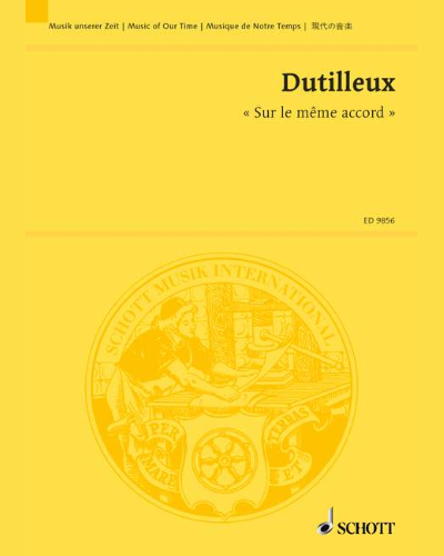 Sur le même accord — 迪蒂耶