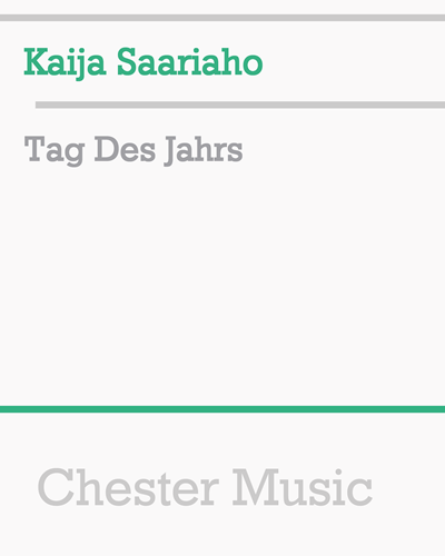Tag Des Jahrs — Kaija Saariaho