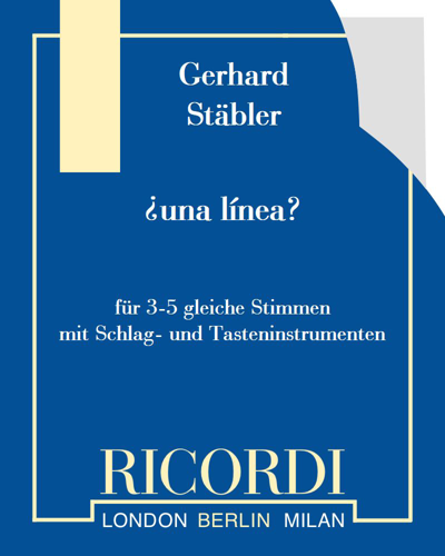 ¿una línea? — Gerhard Stäbler