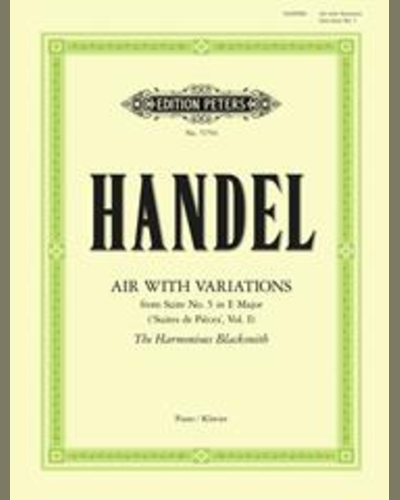 Air with Variations from 'The Harmonious Blacksmith' — 亨德尔