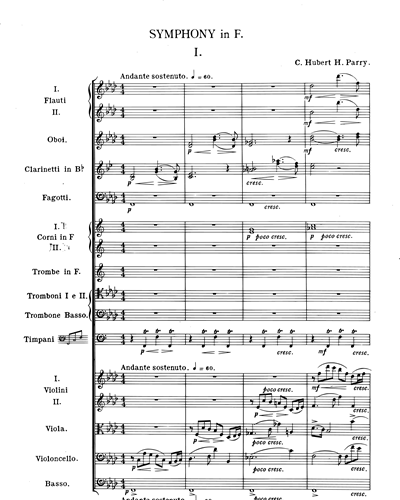 Symphony No. 2 in F 'Cambridge' — 休伯特·帕里