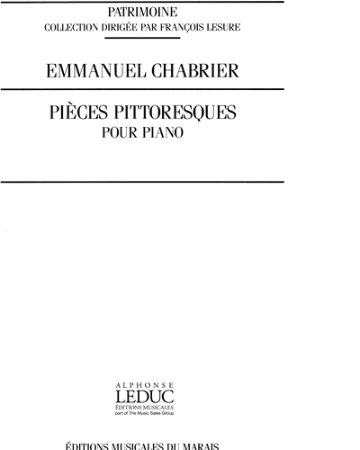 Pièces Pittoresques pour Piano — 夏布里埃