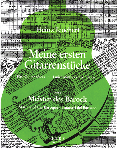 Meine ersten Gitarrenstücke - Meister des Barock — Heinz Teuchert