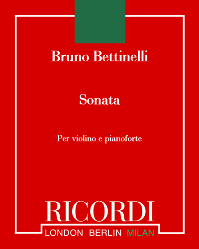 Sonata — Bruno Bettinelli