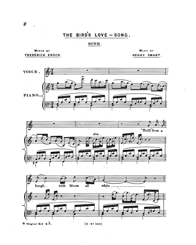 The Bird's Love Song — Henry Smart
