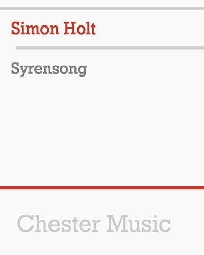 Syrensong — Simon Holt