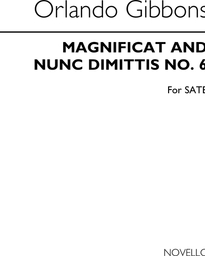 Magnificat and Nunc Dimittis No. 6, op. 897 — 奥兰多·吉本斯