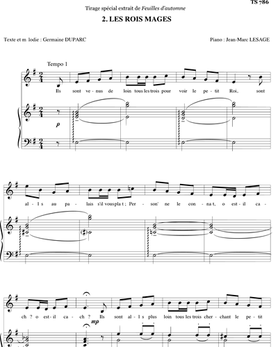 Les rois mages - ext. Feuilles d'automne — Jean-Marc Lesage