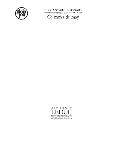 Ce Moys de May — Guillaume Dufay