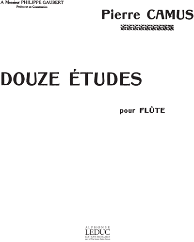 Twelve Études for Flute — Pierre Camus