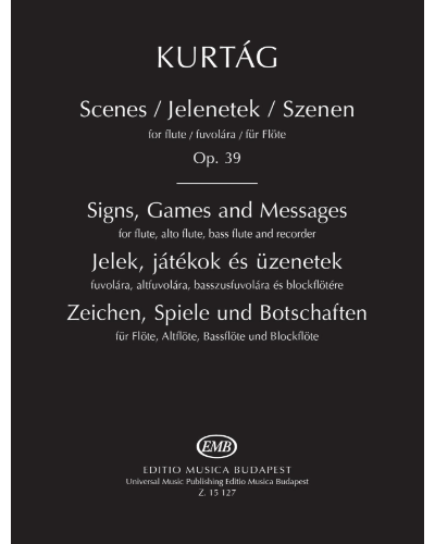 Scenes, op. 39 'Signs, Games and Messages' — 库尔塔格