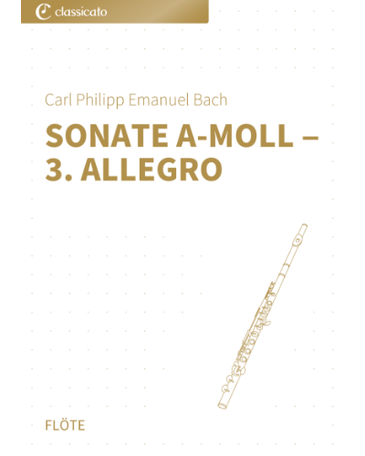 Allegro (No. 3 from 'Sonate in A minor') — C.P.E.巴赫