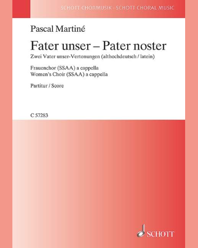 Pater noster — Pascal Martiné