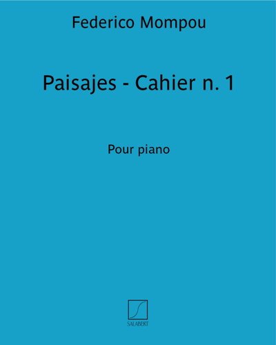 Paisajes - Cahier n. 1 — 蒙波