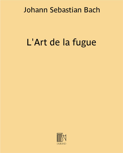 The Art of Fugue — 巴赫