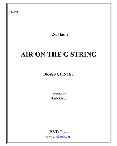Air on the G String (from 'Suite No. 3, BWV 1068') — 巴赫