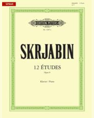 12 Études Op. 8 for Piano — 斯克里亚宾