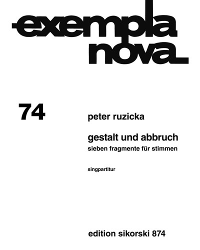 Form and Abandonment — Peter Ruzicka
