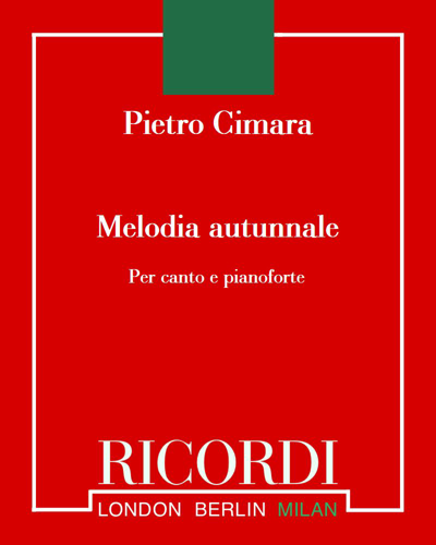 Melodia autunnale — Pietro Cimara