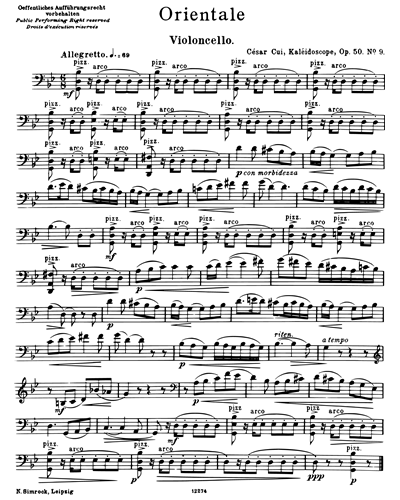 Orientale, op. 50/9 (from "Kaléidoscope") — 居伊