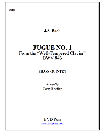 Fugue No. 1, BWV 846 (from 'The Well-Tempered Clavier') — 巴赫