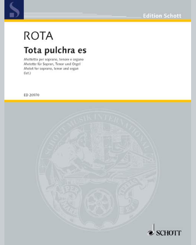Tota pulchra es — 尼诺·罗塔