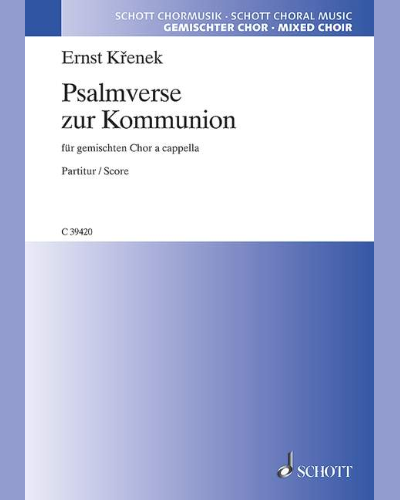 Psalmverse zur Kommunion — 克热内克