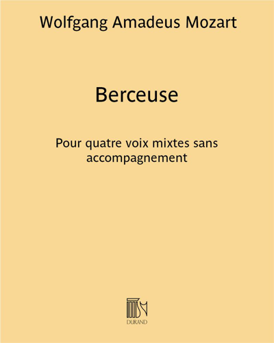 Berceuse — Wolfgang Amadeus Mozart