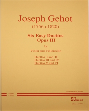 Six Easy Duettos, Op. 3 (Nos. 5-6) — Joseph Gehot