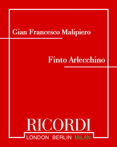 Il finto arlecchino — 马利皮耶罗