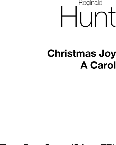 Christmas Joy — Reginald Hunt