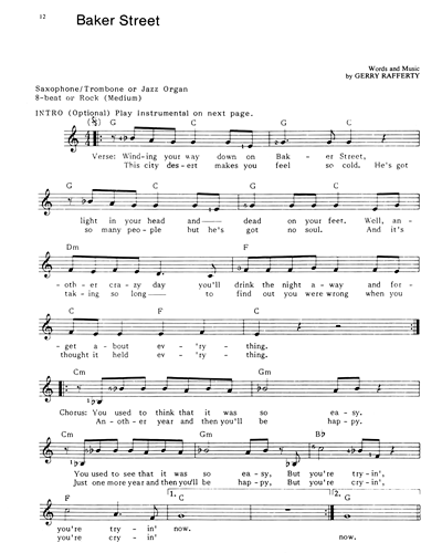 Baker Street — Gerry Rafferty
